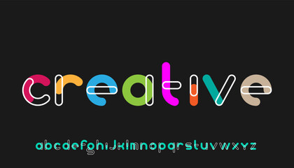 creative modern stylish calligraphy letter logo design