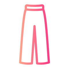 trousers gradient icon