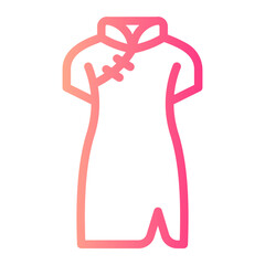 cheongsam gradient icon