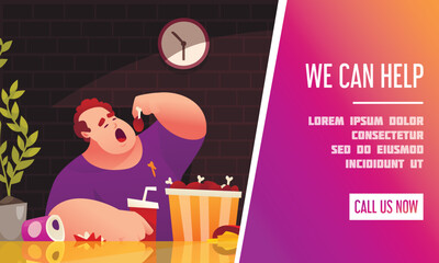 Addicted People Cartoon