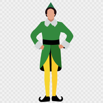 Buddy  Elf In Men Is A Simple Clip Art Vector Illustration