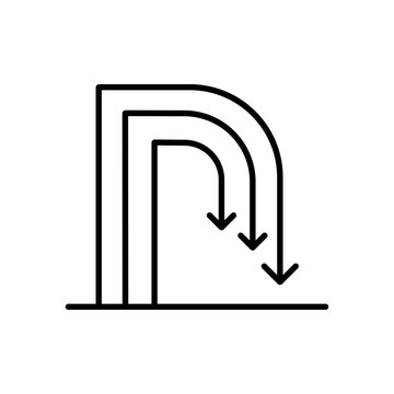 graph diagram chart icon growth increase decrease up down 