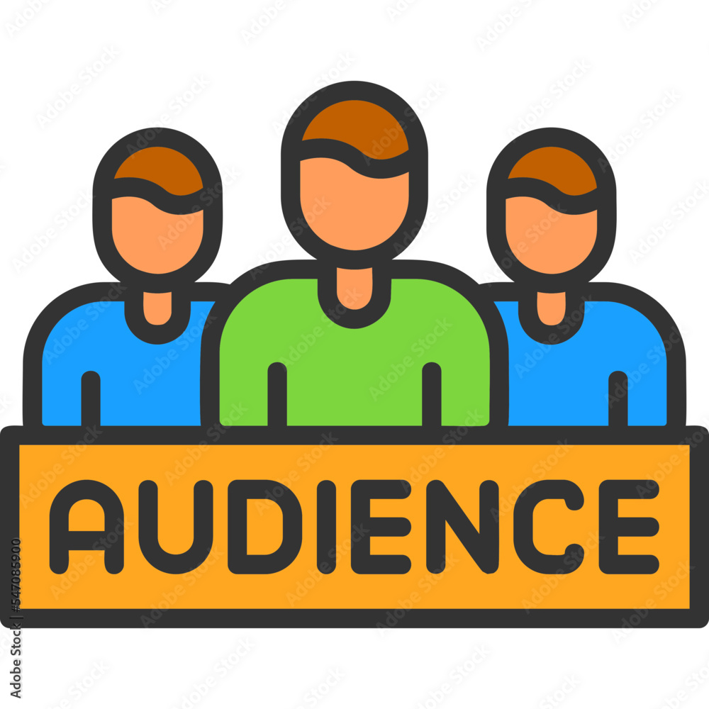 Canvas Prints Audience Icon