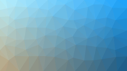 Poligonal mosaic abstract blue background
