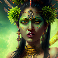 Apsara dancer, ceremonial Apsara dancing, ritual headdress, Khmer culture 