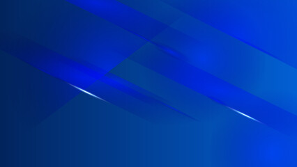 Abstract blue flyer background made of triangles - Vector