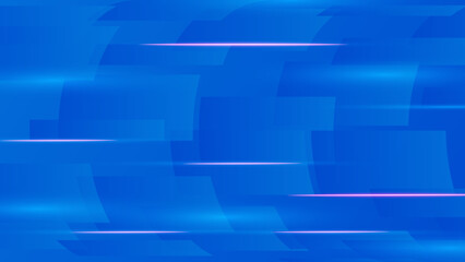 Abstract light blue panoramic background made of triangles - Vector