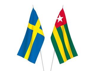 Sweden and Togolese Republic flags