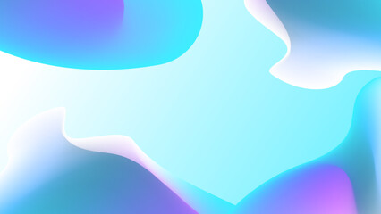 Trendy fluid gradient background for landing page background, colorful abstract liquid 3d shaped. Futuristic design backdrop for banner, poster, cover, flyer, presentation, advertising