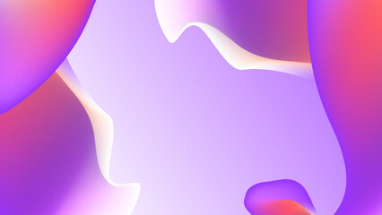 Trendy fluid gradient background for landing page background, colorful abstract liquid 3d shaped. Futuristic design backdrop for banner, poster, cover, flyer, presentation, advertising
