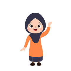 Muslim kids expression 