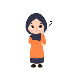 Muslim kids expression 