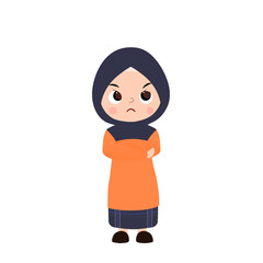 Muslim kids expression 