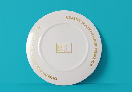 Porcelain Plate Mockup
