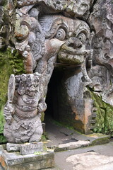 Fototapeta na wymiar Bali, Indonesia - November 11, 2022: The Goa Gajah Temple
