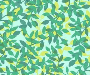 green leaves background