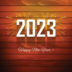 2023 new yaear celebration card holiday background