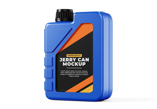 Motor Oil Jerry Can Mockup