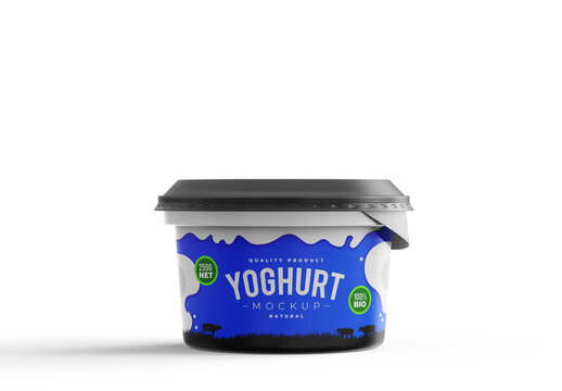 Yoghurt Cup Mockup