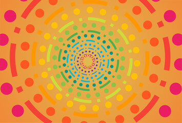 abstract background with circles