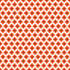 retro floral seamless pattern, groovy 60s, 70s digital paper, hippie background