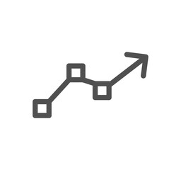 Cryptocurrency icon outline and linear symbol.	
