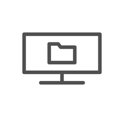 Cryptocurrency icon outline and linear symbol.	
