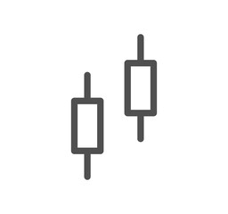 Cryptocurrency icon outline and linear symbol.	
