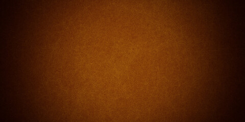 Horizontal yellow and orange grunge texture cement or concrete wall banner, blank background