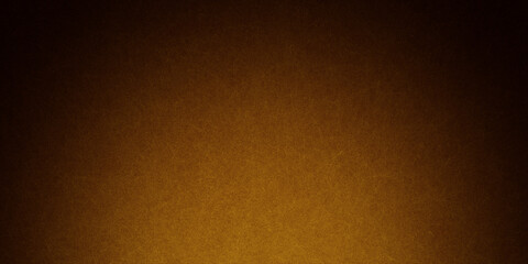 Horizontal yellow and orange grunge texture cement or concrete wall banner, blank background