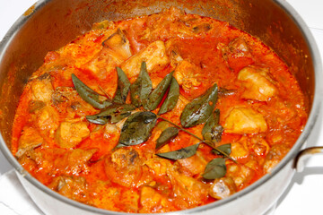 Spicy Kerala Style Chicken Curry