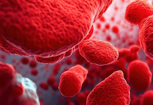 globules rouges et sang microscopique