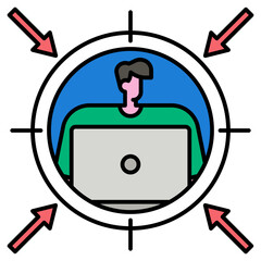 personalized line icon