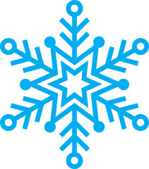 Fototapeta premium Christmas snowflakes decorative.