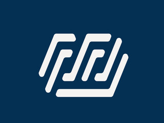 MF monogram logo signature icon.Alphabet initials isolated on dark background.Abstract letter m, letter f.Lettering sign.Modern design, web, tech style characters.Geometric typography.