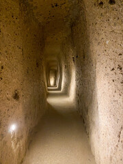 Underground city of Kaymakli in Turkey. High quality photo