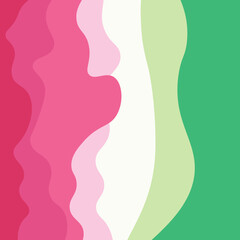pink stains similar to a watermelon in a section. Vector background.