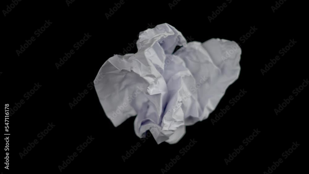 Poster Crumpled paper animation for copy space and lower third