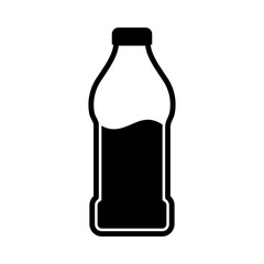 water bottle icon in trendy flat design