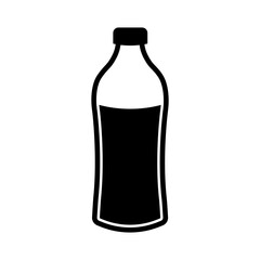 water bottle icon in trendy flat design