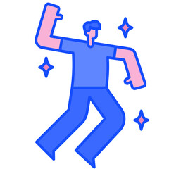 hypomania blue line icon