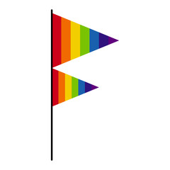 Fiesta Rainbow Flag