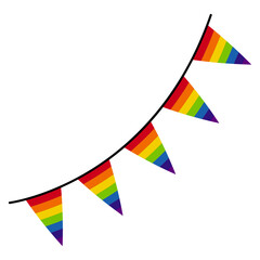 Fiesta Rainbow Flag