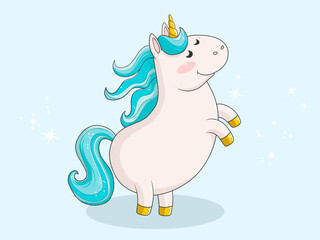 S&uuml;&szlig;es Comic Einhorn