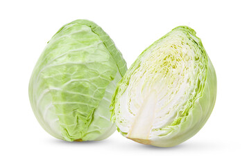Pointed cabbage isolated on transparent png