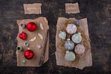 Process of reworking and reusing Christmas toys