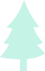 Pastel christmas tree