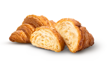 Croissant isolated on transparent png