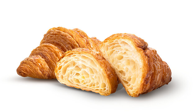 Croissant isolated on transparent png