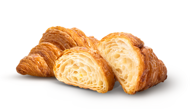 Croissant isolated on transparent png
